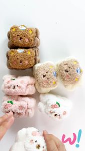 Pinky Bee Handband Ikat Rambut Handuk Bear Korean Style (2pcs) 66021100