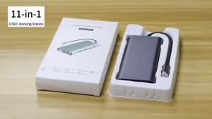 Cổng Kết Nối USB C 4K 30Hz Chuyển Đổi Type C Sang HDMI VGA RJ45 Hub USB 3.0 Cho MacBook Air M1 iPad Pro - Bộ Chia Màn Hình Laptop