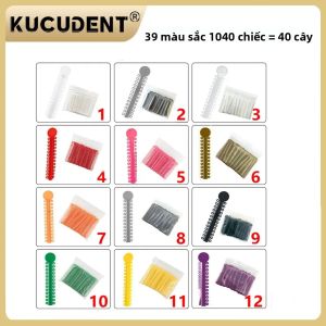 DCLOUD 1040 Chiếc Dây Buộc Chỉnh Nha Nha Khoa Dây Thun 40 Que/gói Mô Đun Chỉnh Nha Bằng Cao Su Cho Niềng Răng Người Lớn Vật Tư Nha Khoa