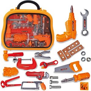 Mainan ToolBox Tools set toys alat perkakas obeng Engineering Tool Box Anak laki-laki