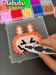 2400pcs Magic Water Perler Beads Not-iron DIY Children Fuse Beads Hand Crafts Educational Toys for Kids