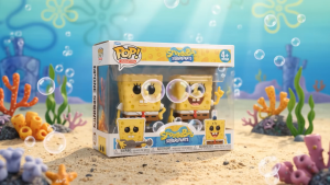 Bộ 4 Funko Pop chinh hang SpongeBob SquarePants 4 biến thể SpongeBob Kanciastoporty từ SpongeBob SquarePants 2166 d5 30