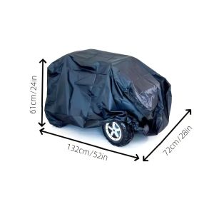Kids Electric Toy Car Protector Cover for 4WD RC Off-Road Vehicle Waterproof Sunproof Dustproof Durable Sleeve