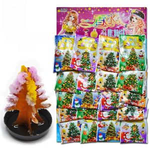 Magic Christmas Tree Mini Flowering Paper Toy Creative Christmas Gifts 20 Packs Interactive Fun Educational Toys for Kids