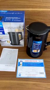 Ấm siêu tốc Midea MK - 1523DD ( Bình siêu tốc  ấm đun siêu tốc dung tích 17L  Ấm siêuCông suất 1800W)