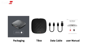 CarlinKit CarPlay Ai TV Box Plus QCM6125 Android 13 8-core peti TV kereta pintar untuk Netflix YouTube GPS Wireless Android Auto Apple CarPlay 64GB/128GB