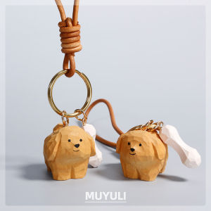 Móc Khóa Hình Chú Chó Bằng Gỗ Thủ Công Dễ Thương Quà Tặng Cho Cặp Đôi Móc Khóa Túi Xe Hơi Trang Sức Phụ Kiện Quà Tặng Bạn Thân