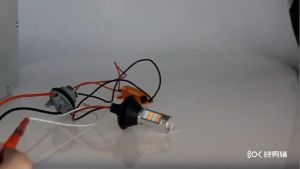 2pcs Lampu Led Drl/Sein T20 1156 42smd Model Ganda Warna Putih/Biru/Kuning Untuk Mobil