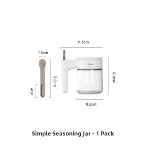 FaSoLa | Sealed Moisture-proof Spoons-separated Household Spice Container Glass