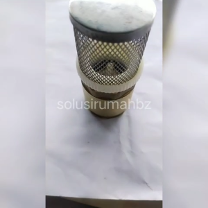 FOOTKLEP 1 INCH KUNINGAN 1" brass 1inch foot klep 1in menahan air dan kotoran saringan bawah