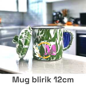 Mug enamel uk 10&12cm blurik