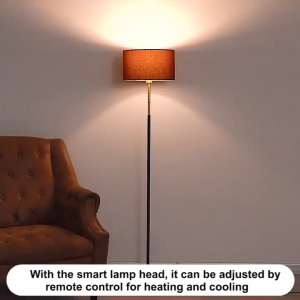 [Free Bulb]Floor Lamp Nordic Style Stand lamp Shade With Led lampshade for living room  study table bedroom