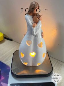 Modern Simplicity JOJOS L PD Giveice Resin Candlestick Figure Mothers Day Gift Embrace Desktop Decoration Home Accessories