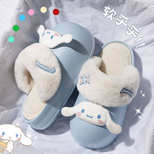 Dép Cotton Sanrio Tháo Rời Dễ Thương Cho Nữ Mùa Thu Đông 2024 Dép Cotton Trong Nhà Có Thể Giặt Máy Dép Ngoài Trời Cho Nữ