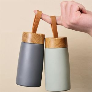 Mini Coffee Mug 304 Stainless Steel Tumbler Water Thermos Vacuum Flask Insulated Water Bottle Portable Travel Mug Thermal Cup