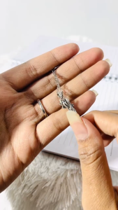 Set Cincin dan Kalung Finger Sukuna Itadori Jujutsu Kaisen Necklace Ring Couple Anime Manga JJk