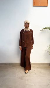Dzakir Store12 Laessa Oneset Set Rok Kemeja Pita Lucu Nyaman Aesthetic