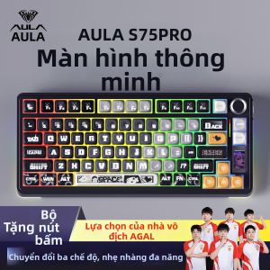 AULA | Customizable Three-Mode 75 Layout Mechanical Keyboard