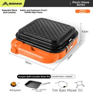 BSWOLF | Portable Detachable Outdoor Gas Stove