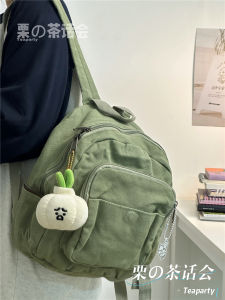 Kindergarten College Student Mini Canvas Backpack Female Japanese-Style Retro Cute Mini Schoolbag Small Travel Backpack