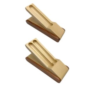Wood Pen Display Case Single/Double Pen Storage and Fountain Pen Collector Presentation Case Organizer Box
