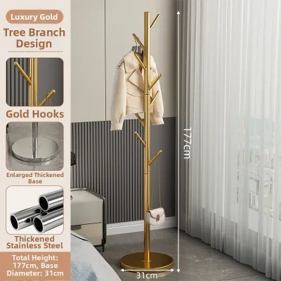 HAOMEIJIA | Stainless Steel Free-standing Coat Rack