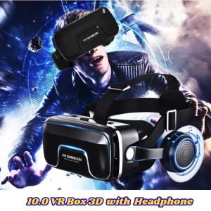 COD Shinecon 10.0 VR Box 3D Virtual Reality semua hp universal Glasses with Headphone SC-G04EA