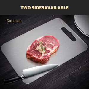Hanging high quality stainless steel cutting board Kitchen tools cutting board