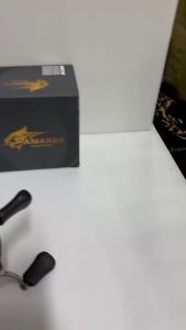 รอกตกหมึก ตกปลา ยี่ห้อ Amanda รอกสปินแขนคู่ ราคาถูก คุณภาพดี รอบ 5.0 บอลแบริ่ง 6+1