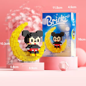 [FREESHIP] Đồ Chơi Lắp Ghép Phi Hành Gia Hoạt Hình Dễ Thương Phát Sáng Để Bàn Decor