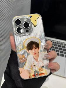 Ding Cheng Xin Tai Li Calendar Surrounding iPhone 17 pro Max Feathers Phone Case for Huawei Xiaomi Anti-Fall Protection Cover