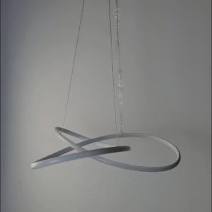 LED floodlight ribbon ceiling light Modern design three color pendant light Nordic drop light Restaurant light Restaurant chandelier Nordic modern simple restaurant hotel art bar light