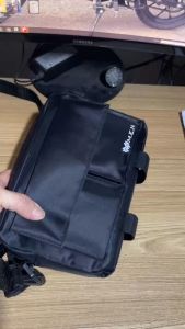 Túi đeo chéo nam trơn 5 ngăn Men coolbag kiểu dáng đi chơi phượt đen ngầu gsr DE23
