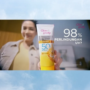 Glow & Lovely Ultimate UV Duo Krim Vit C & Niacinamide Sunscreen SPF 50 PA+++ 30gr