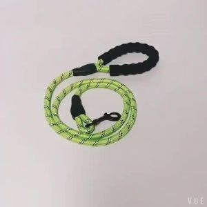 Adjustable Heavy-Duty Dog Leash with Reflective P-Chain and Soft Foam Handle for All Breeds