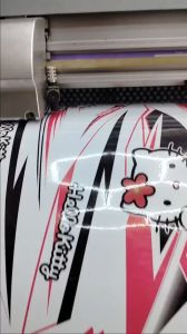 TEM RỜI XE SATRIA FI. KITTY HỒNG TRẮNG