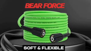 Pressure Washer Hose Green 3-Layer AntiCrack High Pressure Extension Pipe For Garden Irrigation Home