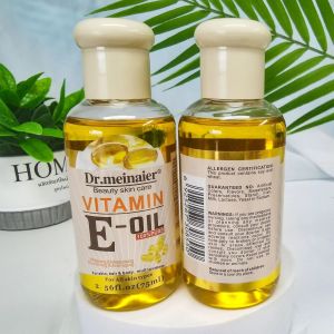 Vitamin E Face Essence Oil Morning & Night Whitening รูขุมขนหดตัวต่อต้านริ้วรอย Aging Freckle Repair Face Skin Care Essence 75ml