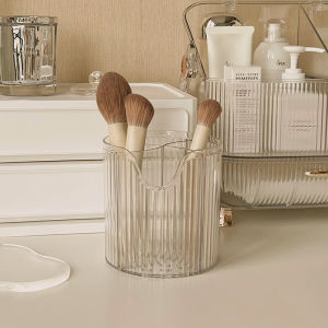 Ống Đựng Cọ Trang Điểm Nhẹ Nhàng Sang Trọng Ống Đựng Lược Kẻ Lông Mày Ống Đựng Lược Hộp Đựng Son Môi Để Bàn Bàn Trang Điểm Ống Bút Mỹ Phẩm