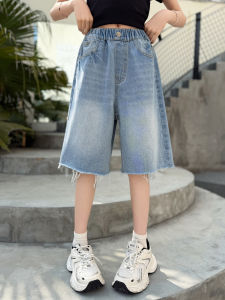 AINAO | Summer Lightweight Girls Knee-length Denim Pants