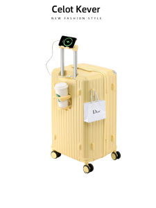 Large Capacity Travel Suitcase for Women with Pull Rod 37 Points Password Leather Box Durable And Robust New 2025 Model