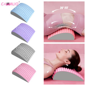 Cammuo Back Stretcher Pillow: Neck Lumbar Support Massager for Cervical Pain Relief & Spine Alignment
