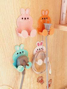 Plug Hook Punch-Free Socket Holder Hanging Rice Cooker Put Plug Cord Power Wire Kitchen Rice Cookers Handy Gadget