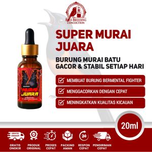 Super Murai Juara - Multivitamin Khusus Burung Murai Batu - Suplemen Vitamin Burung Juara