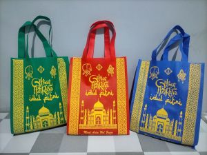 1 lusin isi 12 pcs Tas parcel lebaran model press