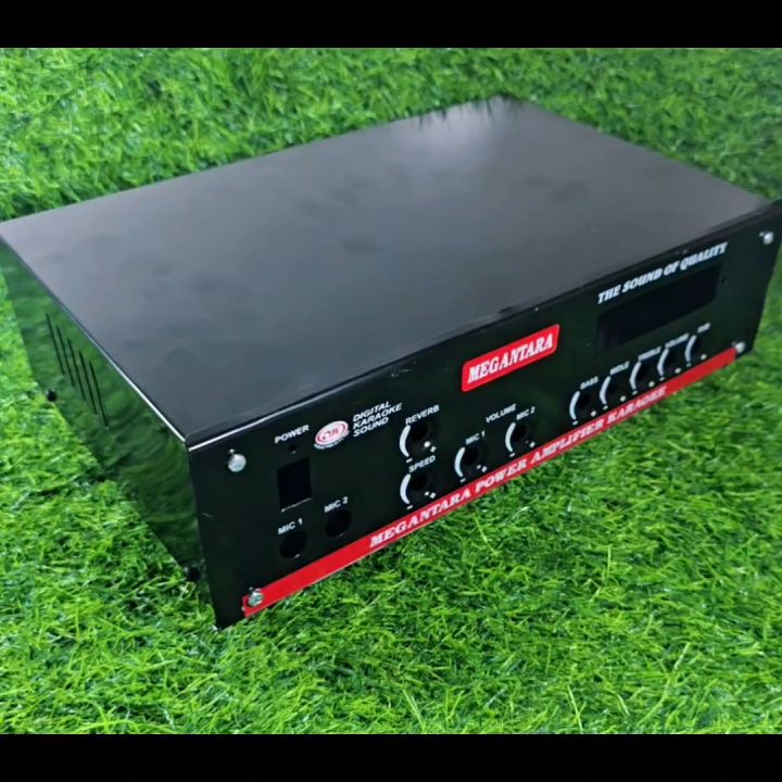 Box Amplifier MEGANTARA Plus Tone Control XBR Middel Subwoofer Echo Hugos