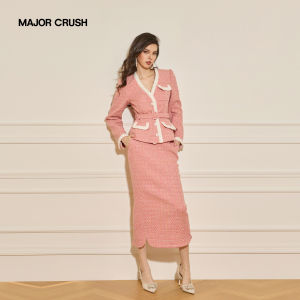 French Elegance Rosy Design Dress Set