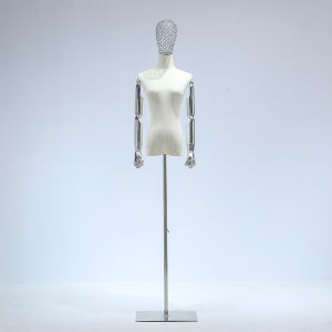Womens Mannequin Womens Clothing Store Golden Arm Showcase High-End Display Stand Bride Photo Half-Length Clothing Mannequin