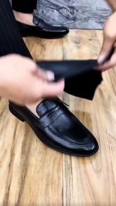 Giày Công Sở Nam  Chất Da Đẹp Lịch Lãm Đế Khâu Chắc Chắn Đủ size G619- AROTI