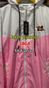 RUBBY Jaket Tracksuit Olahraga Windbreakers Parasut Hoodie Polos Full Zipper Vintage